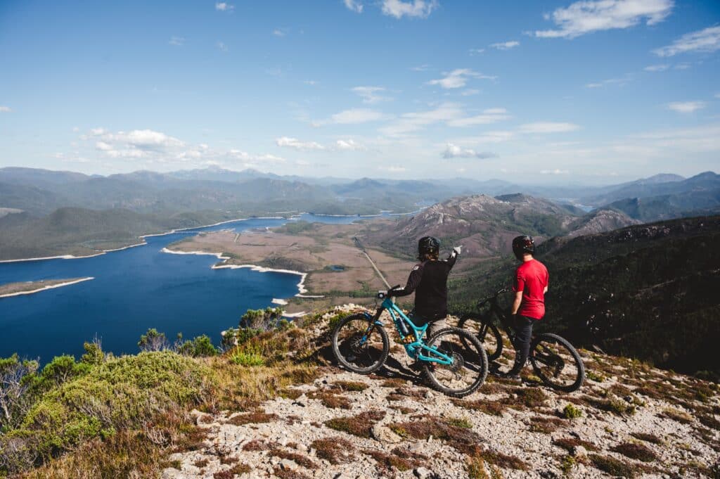 Riders on Queenstown's Mount Owen